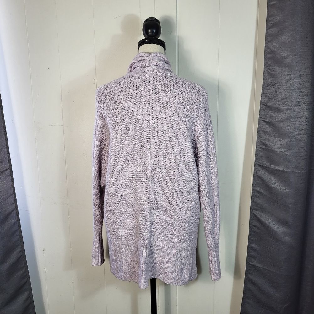 ANGEL OF THE NORTH Knit Open Front Lavender Purple Alpaca Cardigan SZ XS - Picture 5 of 5